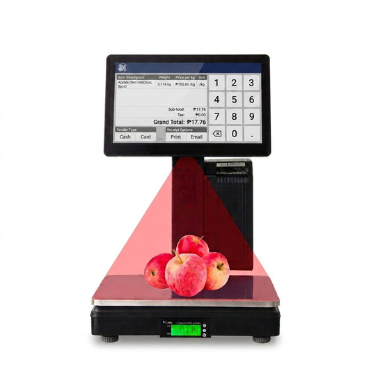 A POS Machine: Weighing Scale – AI Label Scale